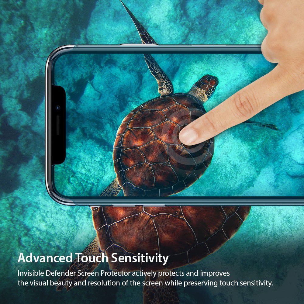 Ringke ID Full Cover Screen Protector Apple iPhone X / XS [2-Pack] afbeelding 4