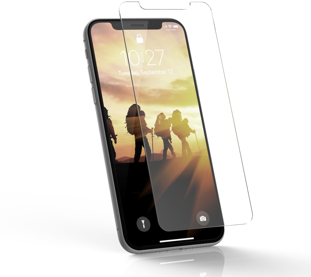 Urban Armor Gear Tempered Glass Shield iPhone X / XS afbeelding 1