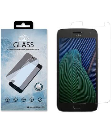 Eiger Glass Motorola Moto G5 0.33mm Tempered Glass Screen Protectors