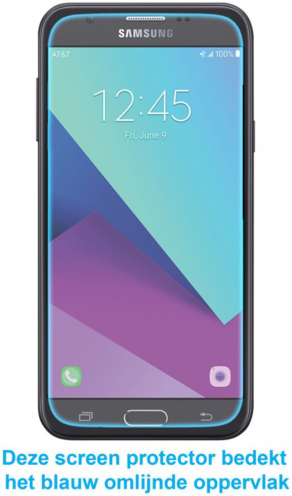 Samsung Galaxy J7 (2017) Tempered Glass Screen Protector afbeelding 2