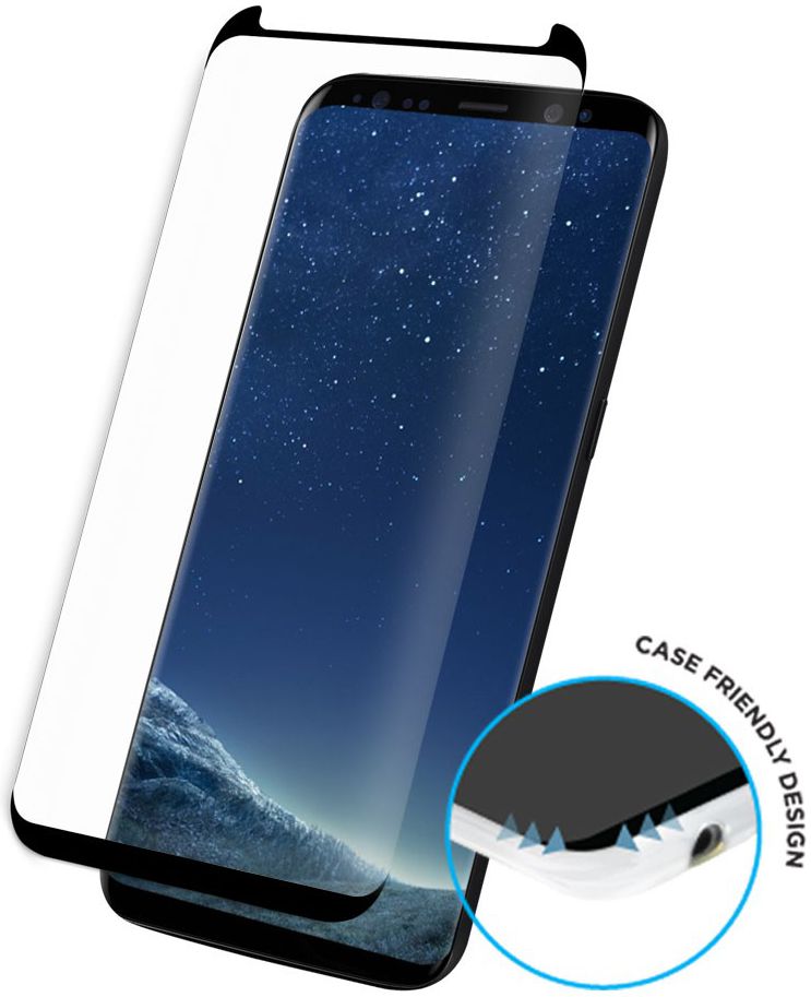 Eiger Samsung Galaxy S8 Tempered Glass Case Friendly Protector Gebogen afbeelding 2