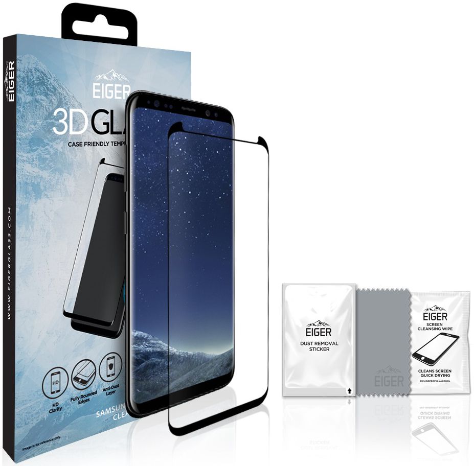 Eiger Case Friendly Tempered Glass Samsung Galaxy S8 Plus afbeelding 8