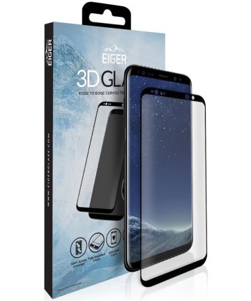 Eiger Tempered Glass Screen Protector Samsung Galaxy S8 Plus Zwart Screen Protectors