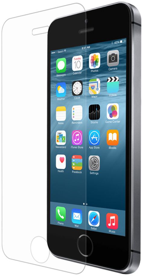 Eiger Apple iPhone 5/5s/SE Tempered Glass Case Friendly Protector Plat afbeelding 5