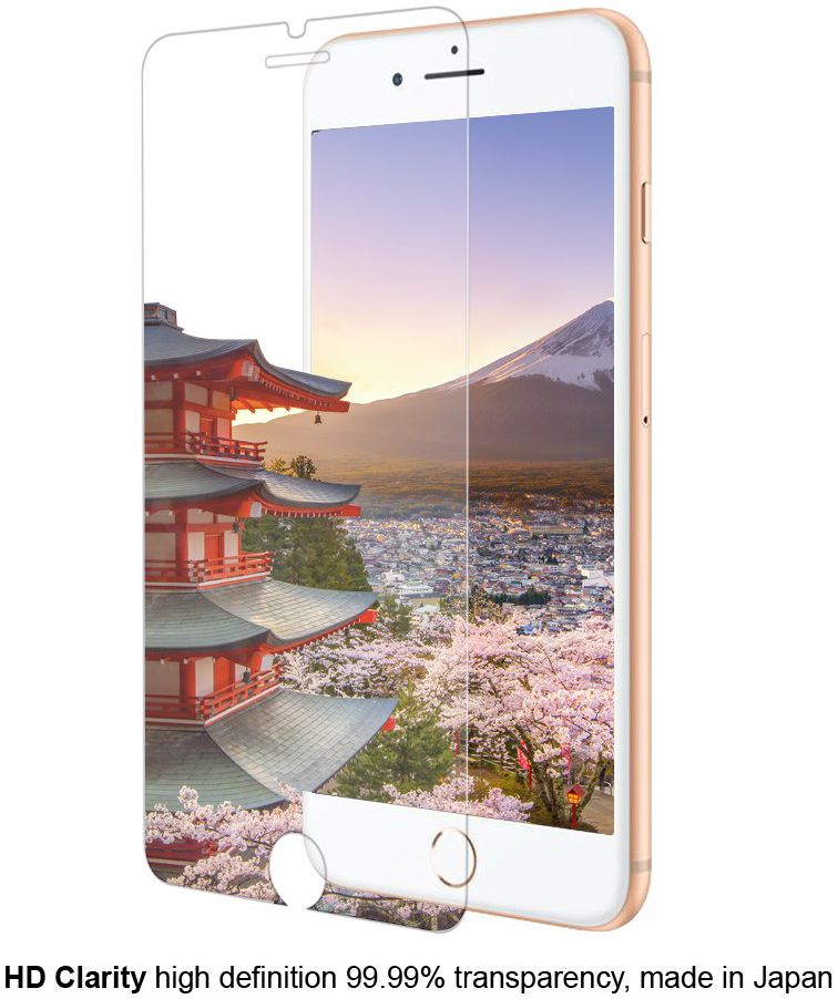 Eiger Tempered Glass Screen Protector Apple iPhone 8 Plus / 7 Plus afbeelding 8