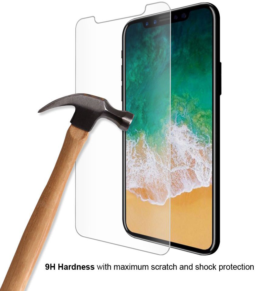 Eiger Tempered Glass Screen Protector Apple iPhone X / XS afbeelding 7