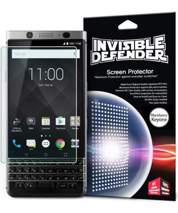 Ringke Invisible Defender voor BlackBerry Keyone Screen Protectors