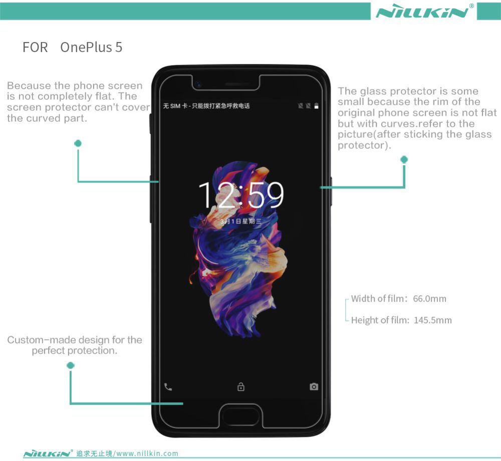Nillkin Matte Screen Protector OnePlus 5 afbeelding 8