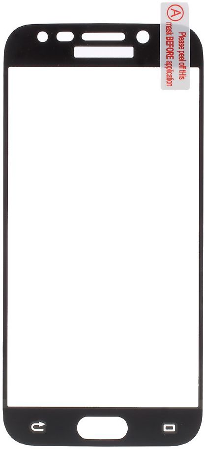 Samsung Galaxy J5 (2017) Zijde Tempered Glass Screen Protector Zwart afbeelding 2