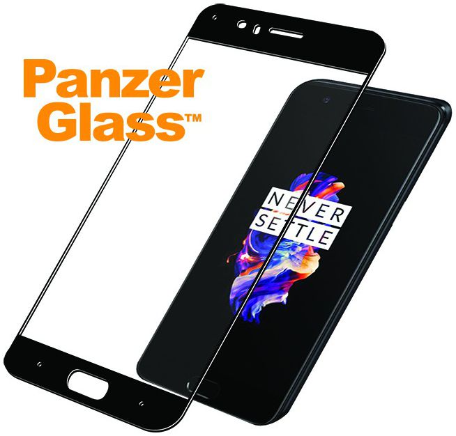 PanzerGlass OnePlus 5 Screenprotector Zwart afbeelding 2