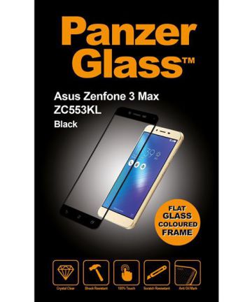 PanzerGlass Zwarte Tempered Glass Screen Protector Asus ZenFone 3 Max Screen Protectors