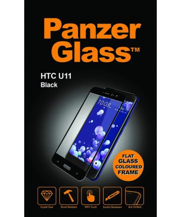 PanzerGlass HTC U11 Screenprotector Zwart Screen Protectors