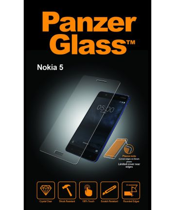 PanzerGlass Tempered Glass Screen Protector Nokia 5 Transparant Screen Protectors