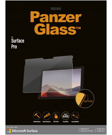 PanzerGlass Microsoft Surface Pro 4 Tempered Glass Screenprotector Screen Protectors