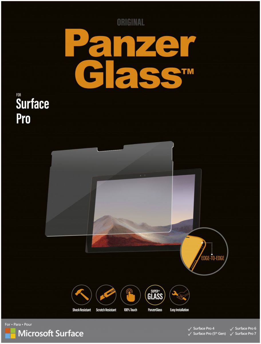 PanzerGlass Microsoft Surface Pro 4 Tempered Glass Screenprotector afbeelding 1