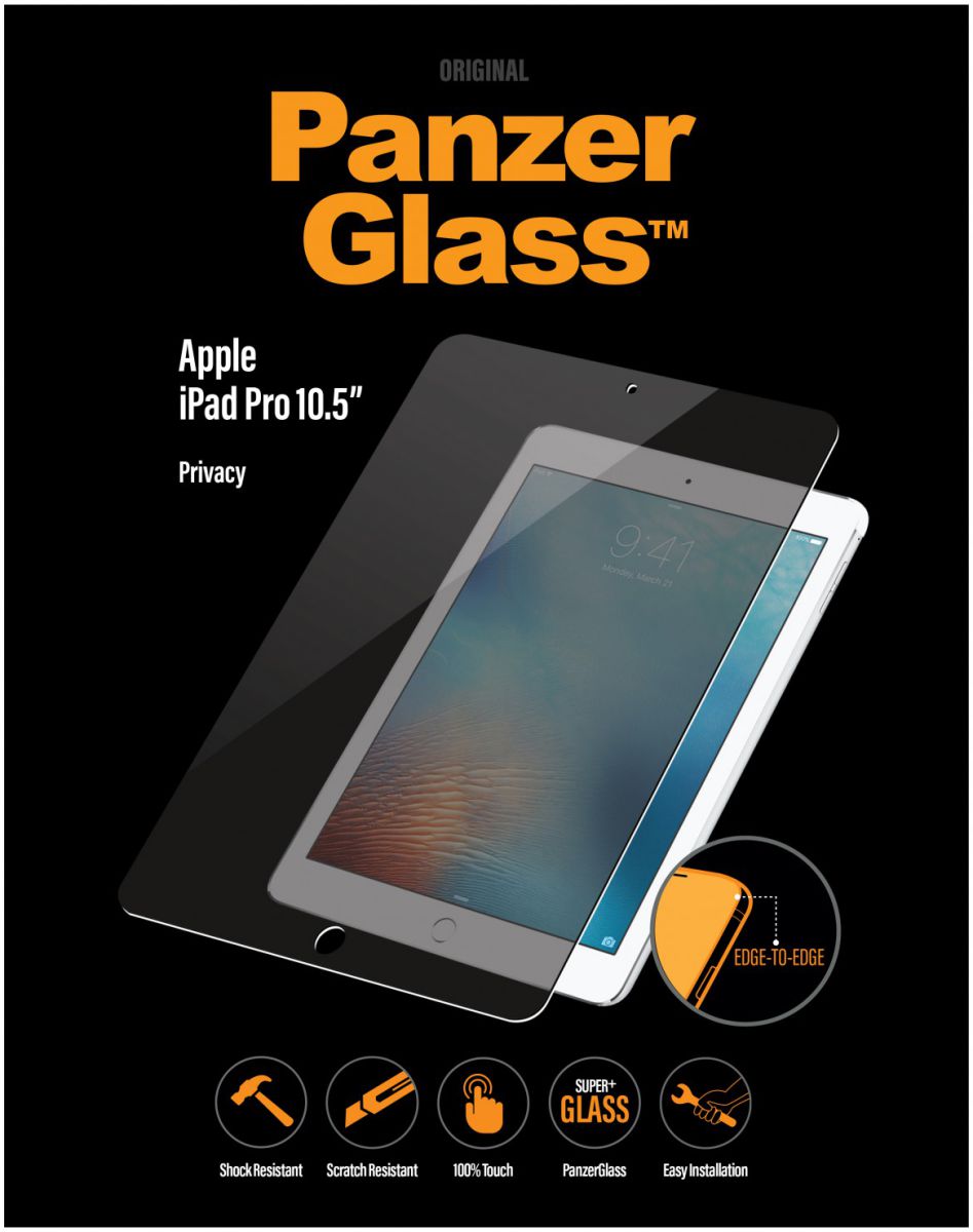 PanzerGlass Apple iPad Air 2019 / Pro 10.5 Privacy Screenprotector afbeelding 1