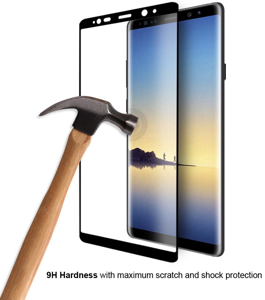 Eiger 3D Edge to Edge Glass Samsung Galaxy Note 8 afbeelding 7