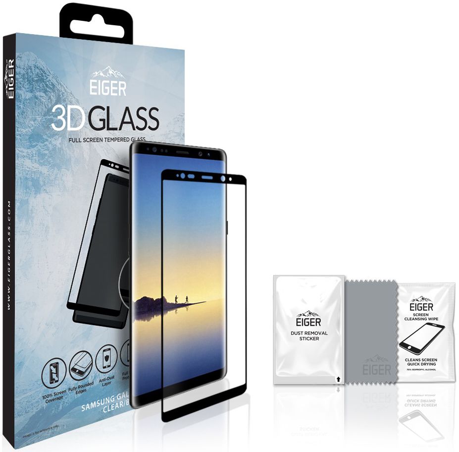 Eiger 3D Edge to Edge Glass Samsung Galaxy Note 8 afbeelding 8
