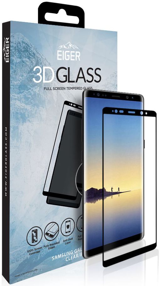 Eiger 3D Edge to Edge Glass Samsung Galaxy Note 8 afbeelding 1