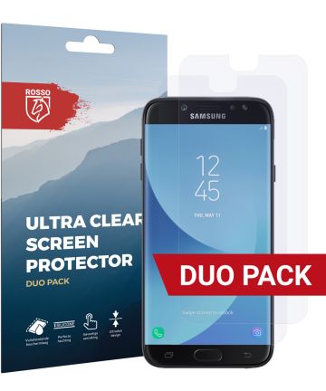 Rosso Samsung Galaxy J7 2017 Ultra Clear Screen Protector Duo Pack Screen Protectors