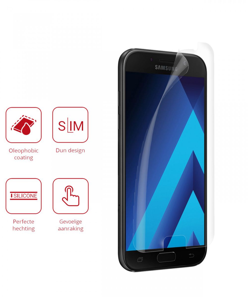 Rosso Samsung Galaxy A5 2017 Ultra Clear Screen Protector Duo Pack afbeelding 2