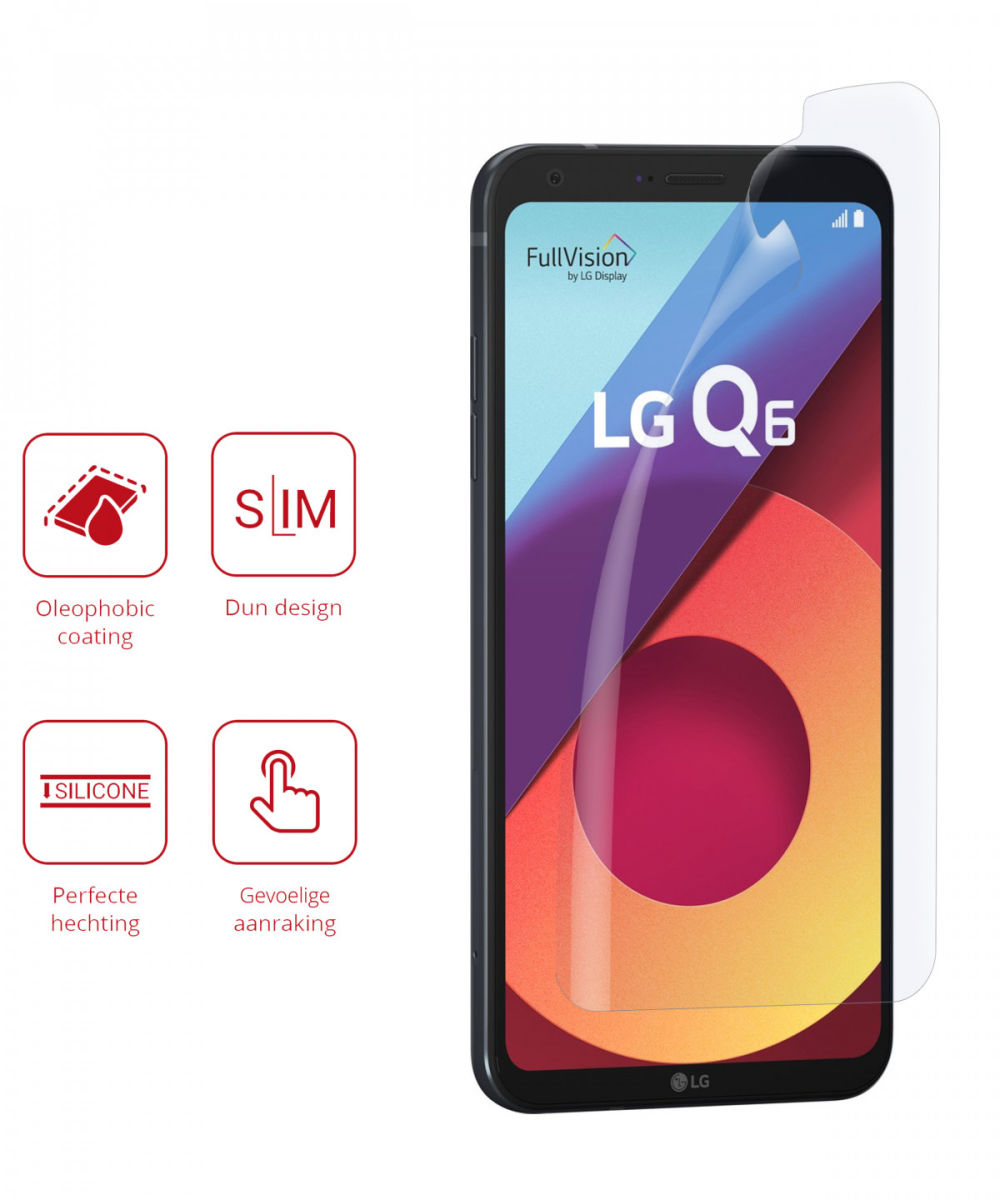 Rosso LG Q6 Ultra Clear Screen Protector Duo Pack afbeelding 2