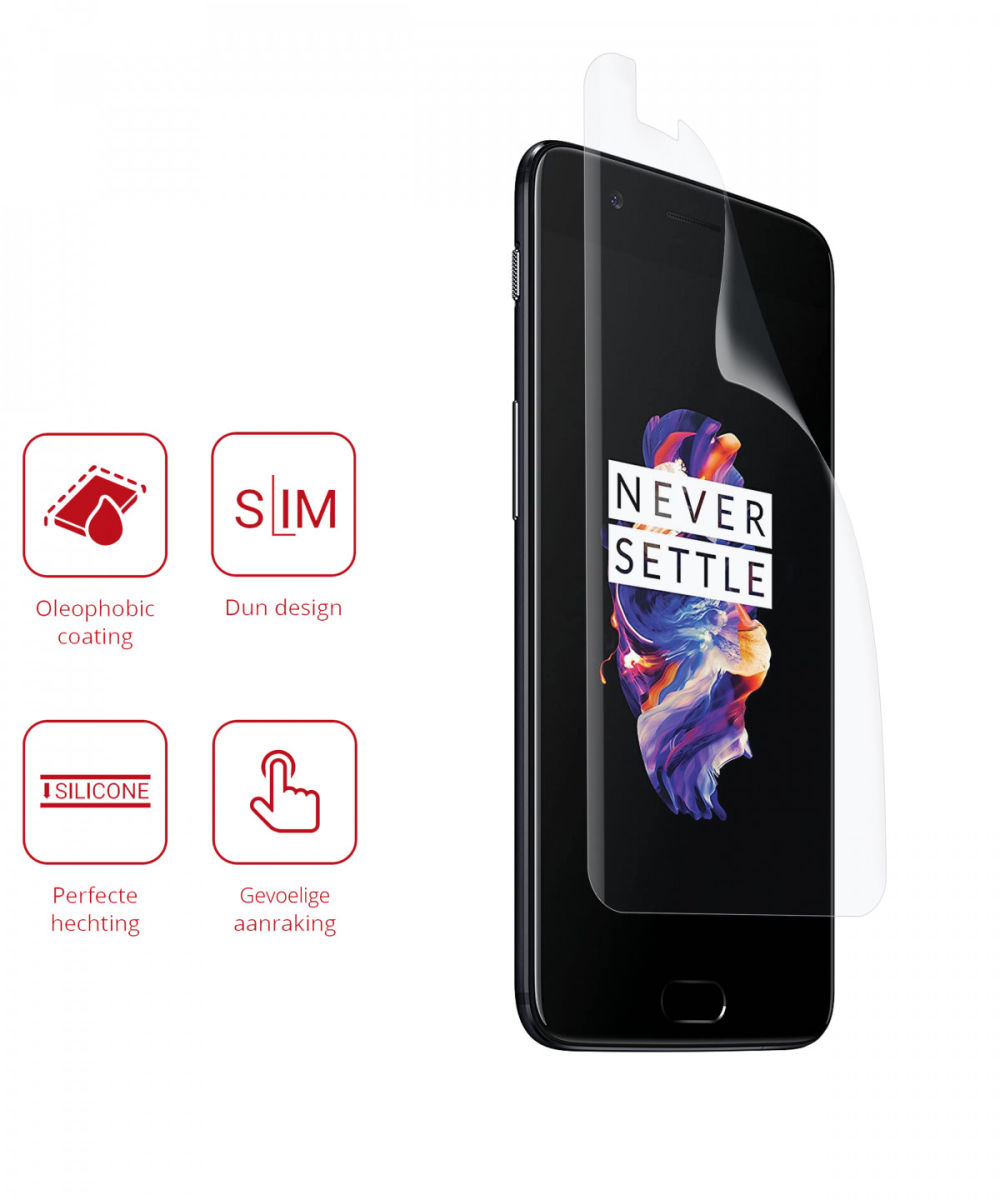 Rosso OnePlus 5 Ultra Clear Screen Protector Duo Pack afbeelding 2