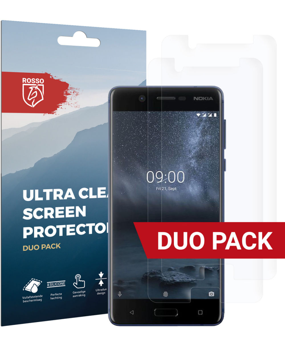 Rosso Nokia 5 Ultra Clear Screen Protector Duo Pack afbeelding 1