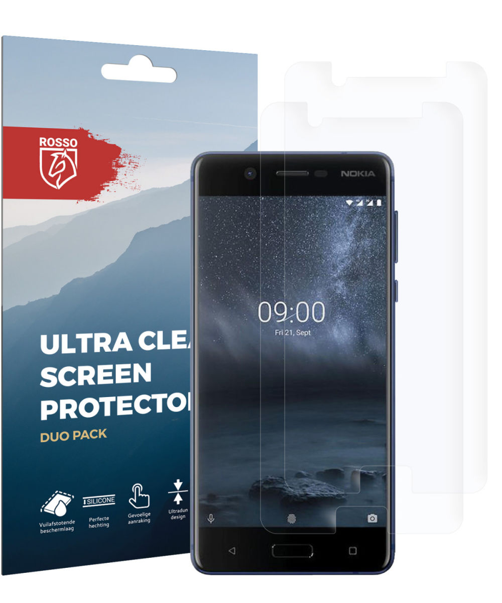 Rosso Nokia 5 Ultra Clear Screen Protector Duo Pack afbeelding 10