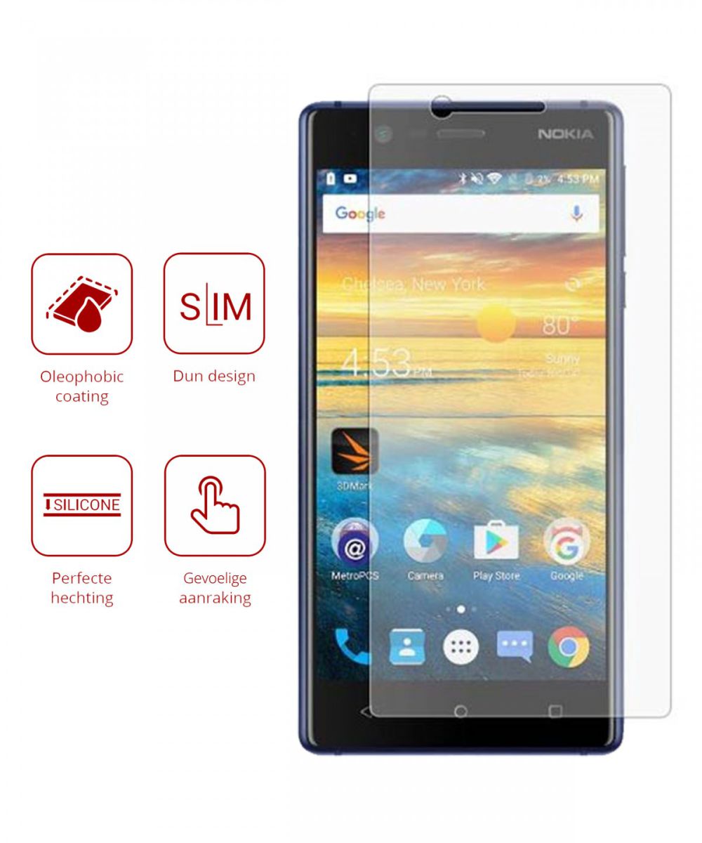 Rosso Nokia 3 Ultra Clear Screen Protector Duo Pack afbeelding 2