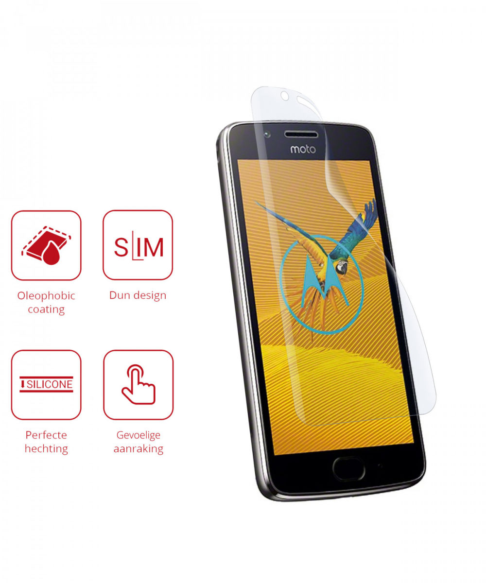 Rosso Motorola Moto G5 Ultra Clear Screen Protector Duo Pack afbeelding 2