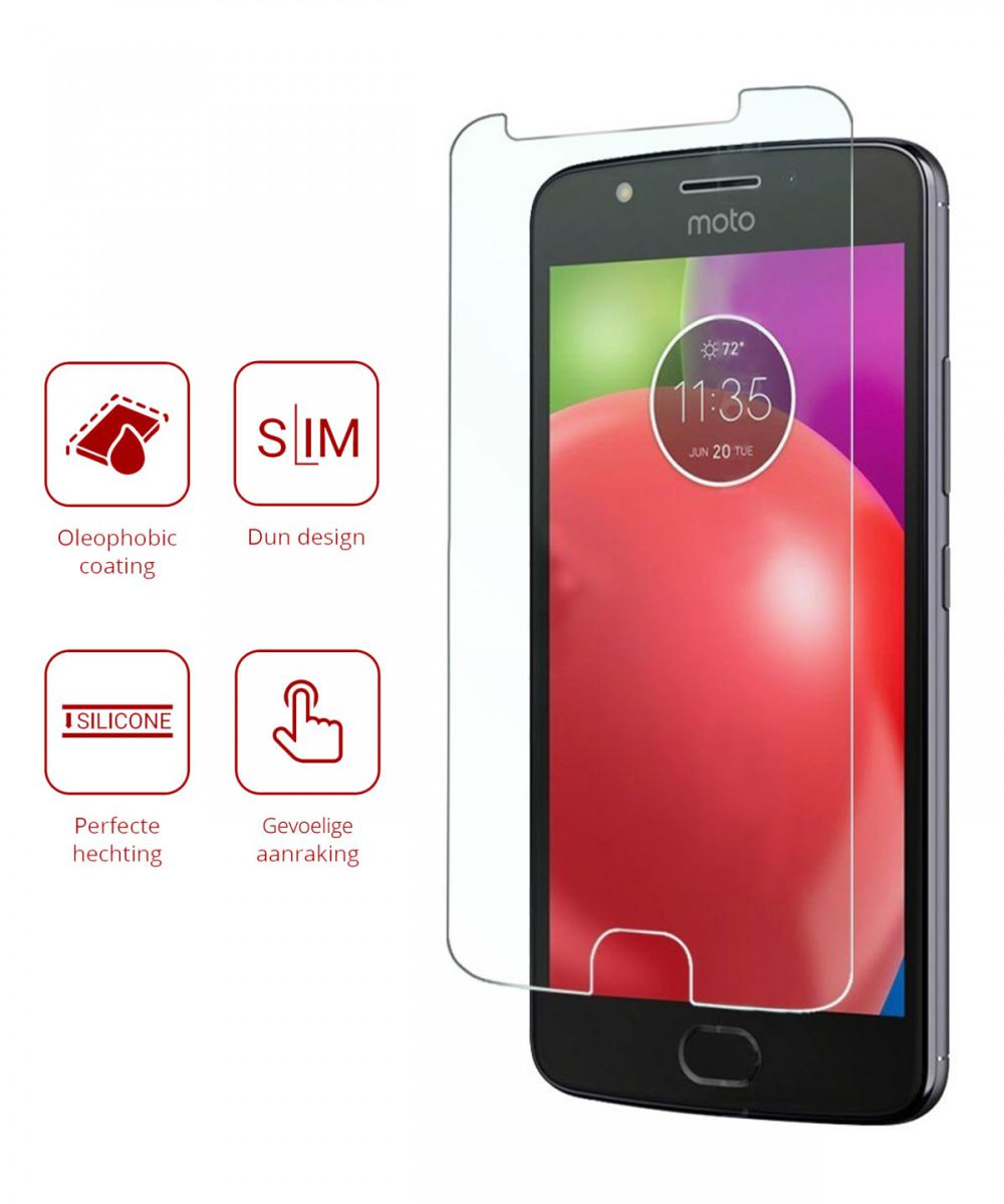 Rosso Motorola Moto E4 Plus Ultra Clear Screen Protector Duo Pack afbeelding 2