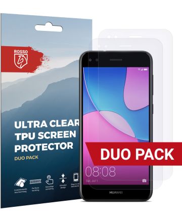 Rosso Huawei Y6 Pro 2017 Ultra Clear Screen Protector Duo Pack Screen Protectors