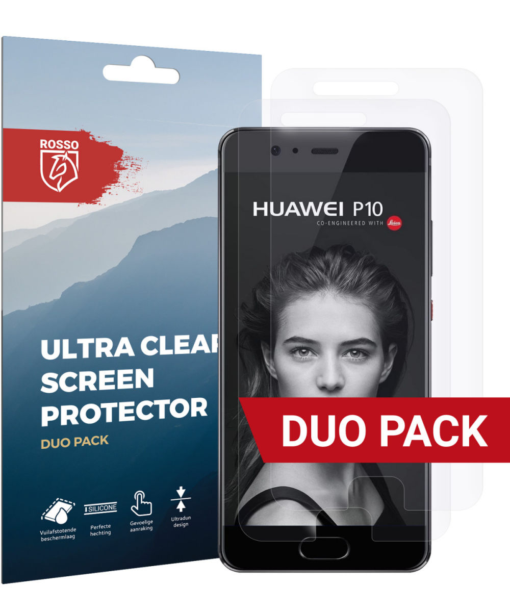 Rosso Huawei P10 Ultra Clear Screen Protector Duo Pack afbeelding 1