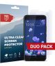Rosso HTC U11 Ultra Clear Screen Protector Duo Pack