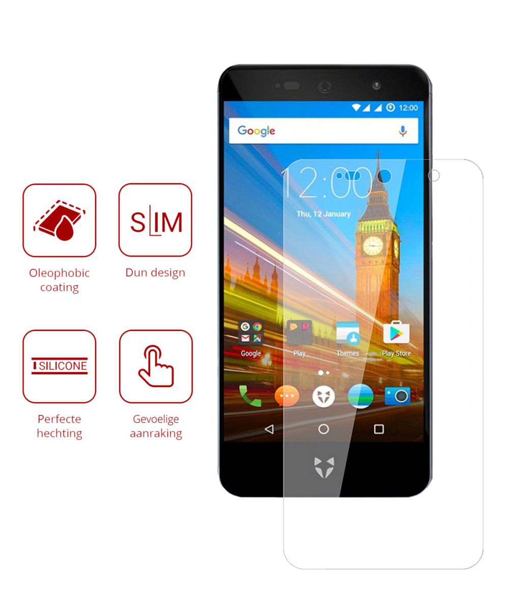 Rosso Wileyfox Swift 2X Ultra Clear Screen Protector Duo Pack afbeelding 2
