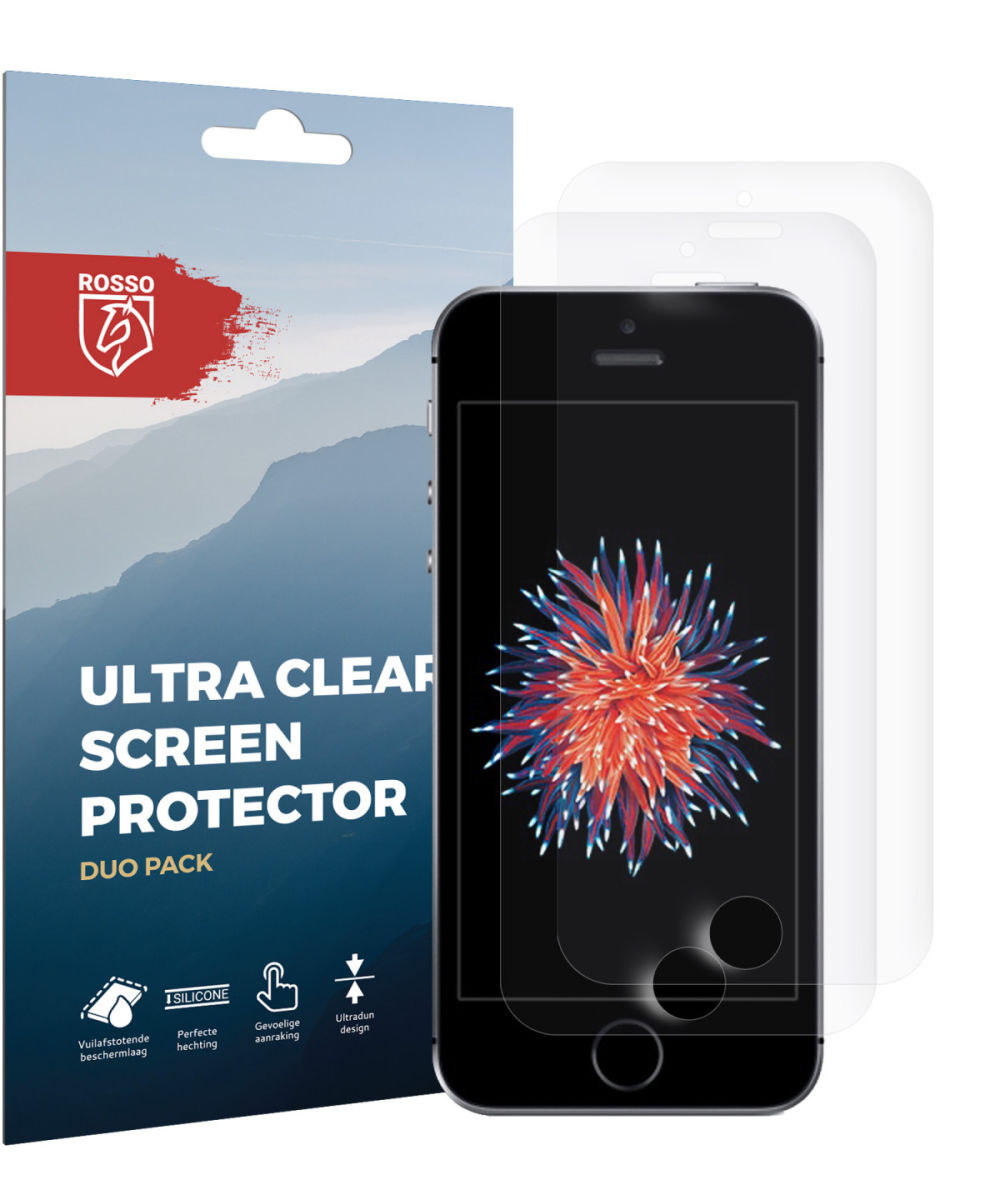 Rosso Apple iPhone 5(s)/5C/SE Ultra Clear Screen Protector Duo Pack afbeelding 10