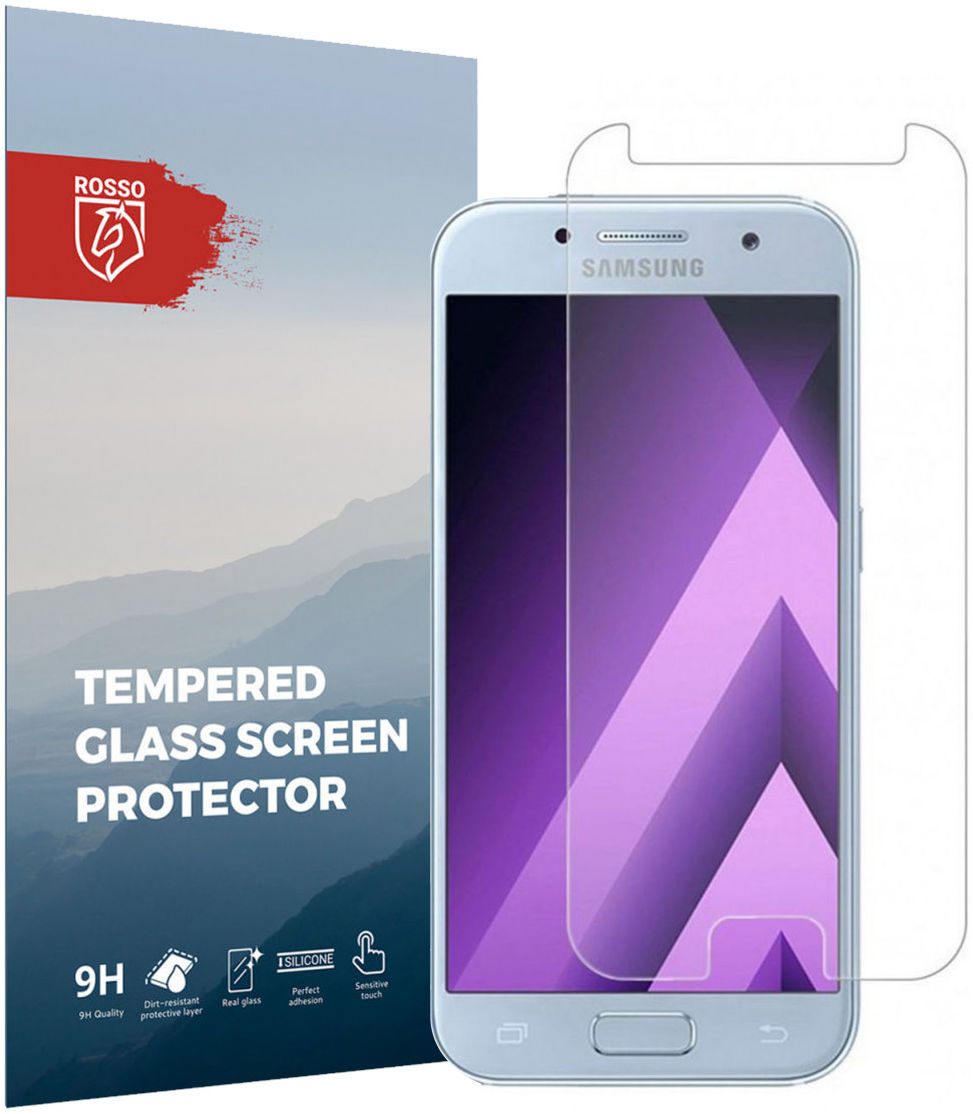 regeren Leuren zich zorgen maken Rosso Samsung Galaxy A5 2017 9H Tempered Glass Screen Protector | GSMpunt.nl