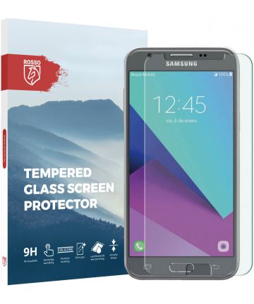 Rosso Samsung Galaxy J3 2017 9H Tempered Glass Screen Protector Screen Protectors