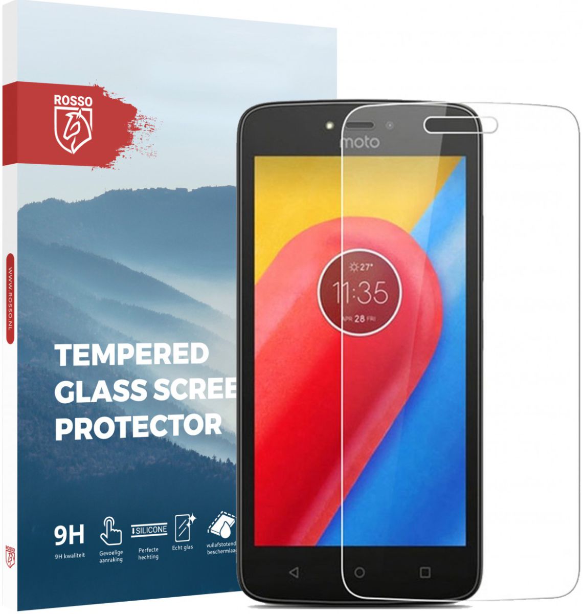 Rosso Motorola Moto E4 Plus 9H Tempered Glass Screen Protector afbeelding 1
