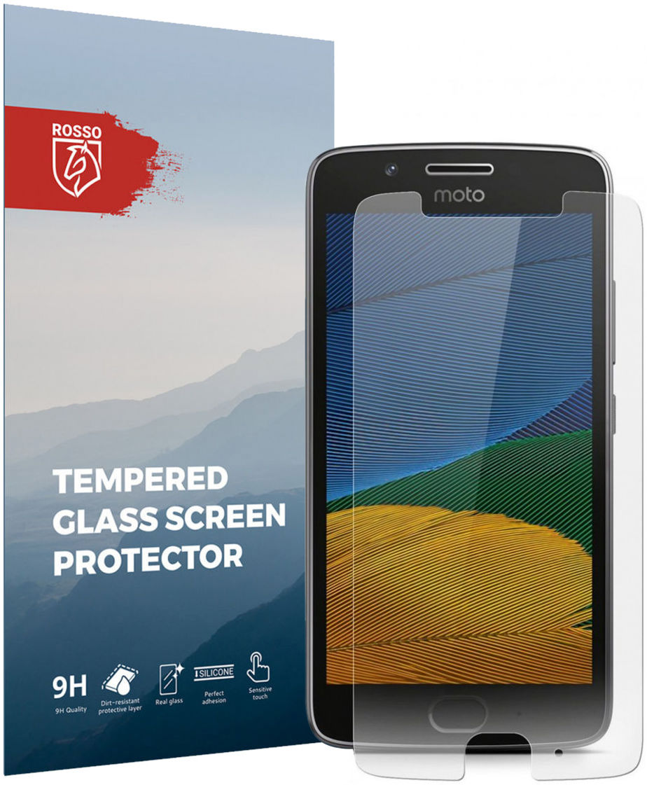 Rosso Motorola Moto G5 9H Tempered Glass Screen Protector afbeelding 1