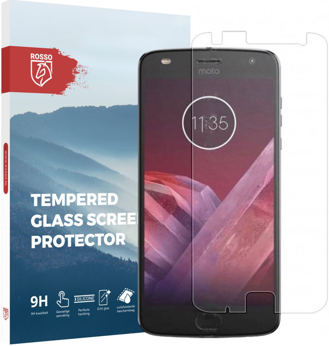 Rosso Motorola Moto Z2 Play 9H Tempered Glass Screen Protector afbeelding 1
