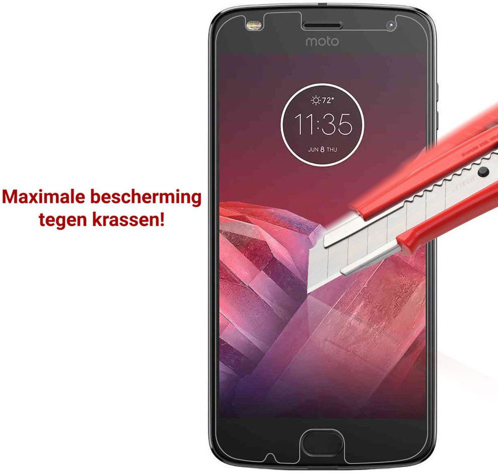 Rosso Motorola Moto Z2 Play 9H Tempered Glass Screen Protector afbeelding 3
