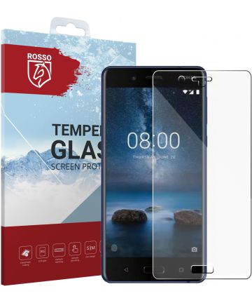 Rosso Nokia 8 9H Tempered Glass Screen Protector transparant Screen Protectors