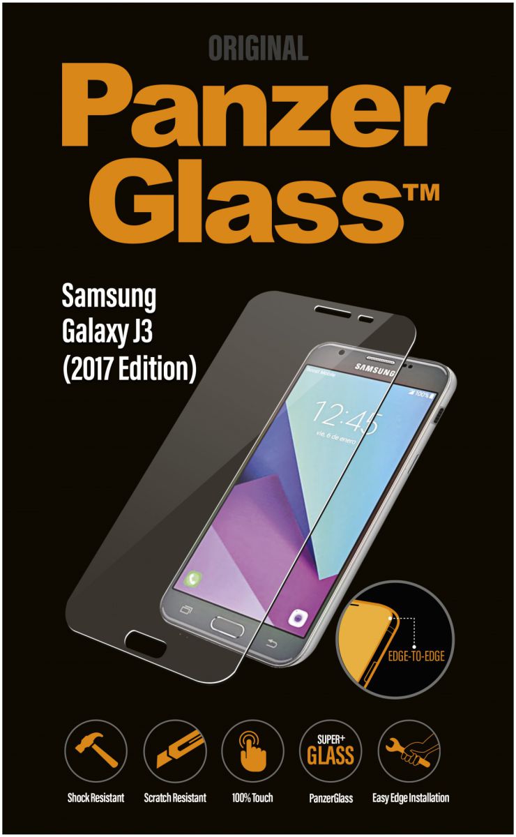 PanzerGlass Samsung Galaxy J3 2017 Case Friendly Screenprotector afbeelding 1