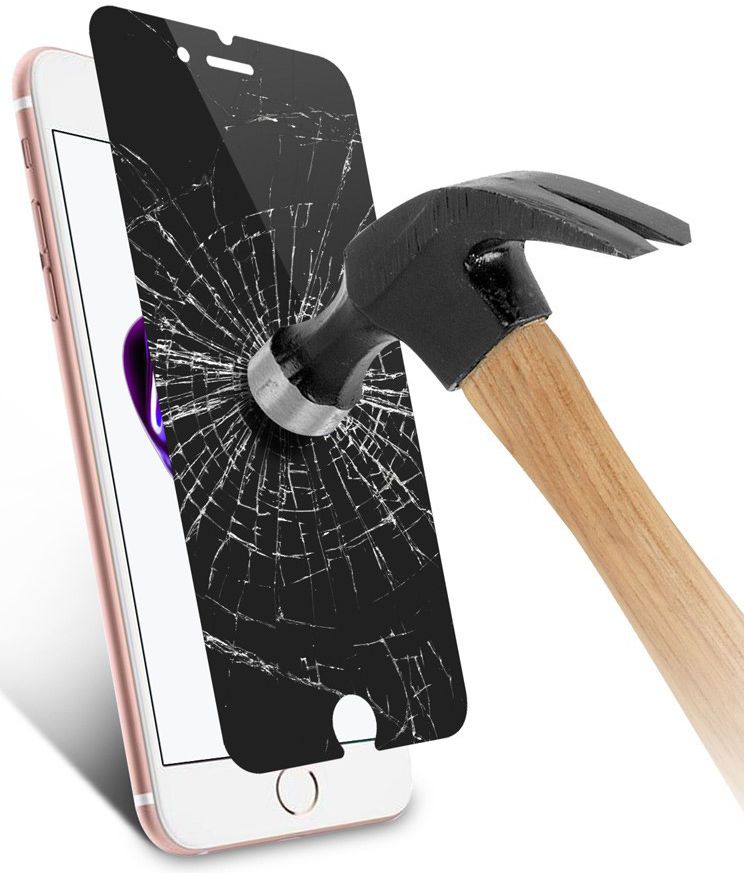 Apple iPhone 7 / 8 Privacy Tempered Glass screen protector afbeelding 3