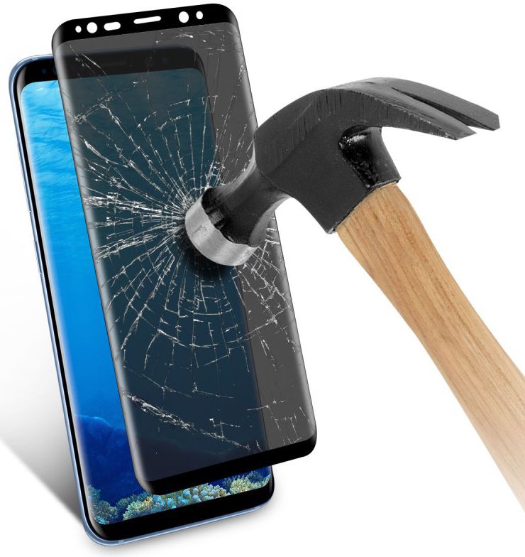 Samsung Galaxy S8 Plus Privacy Tempered Glass Zwart afbeelding 5