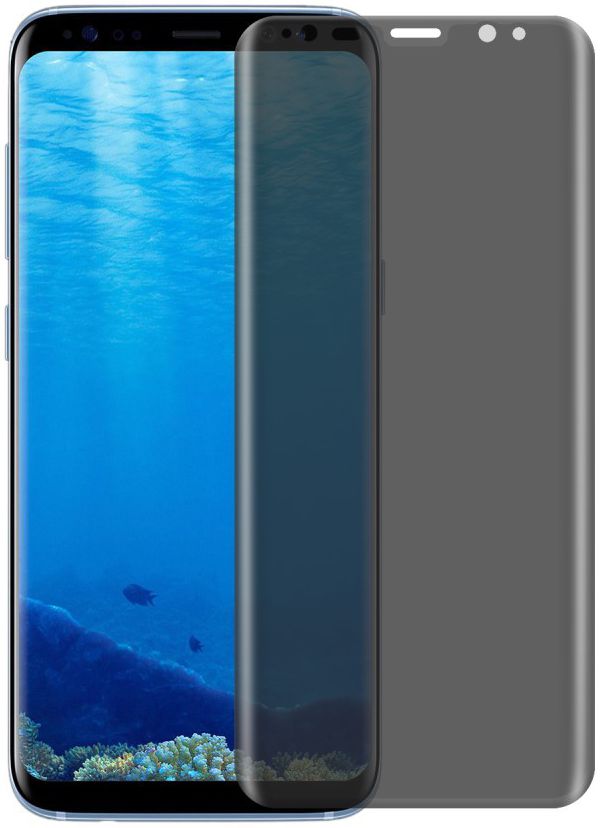 Samsung Galaxy S8 Privacy Tempered Glass screen protector Transparant afbeelding 1