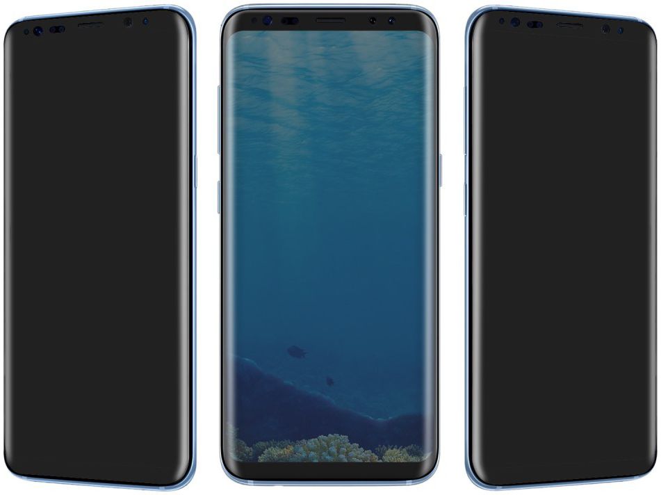 Samsung Galaxy S8 Privacy Tempered Glass screen protector Transparant afbeelding 2