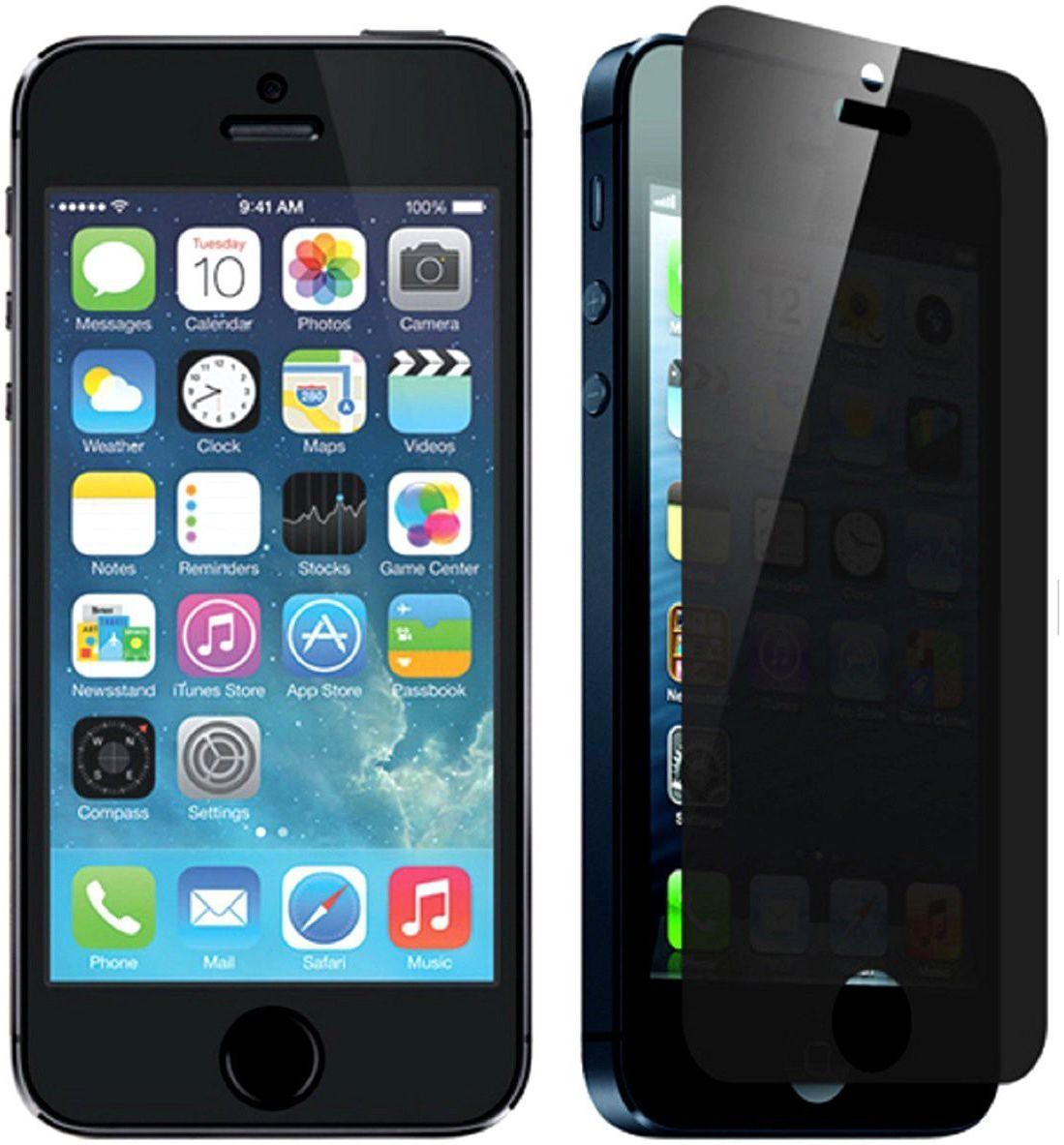 Apple iPhone SE Privacy Tempered Glass screen protector afbeelding 1